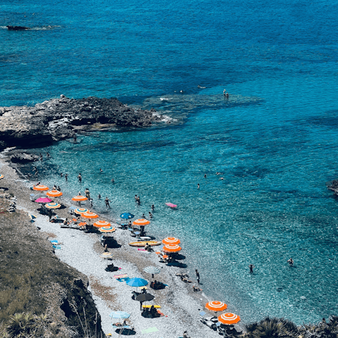 Spend the day by the sea – the coast is just fifteen minutes away