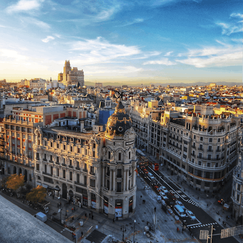 Explore beautiful Madrid from your home in Chueca