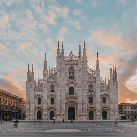 Take in the majesty of the Duomo – it's just a few minutes away