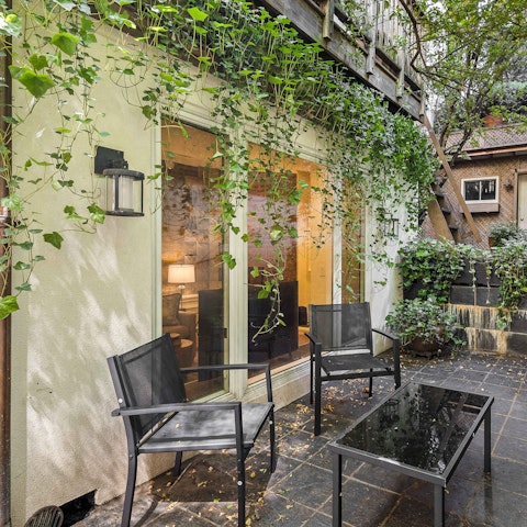 Enjoy your morning coffee out in the city breeze