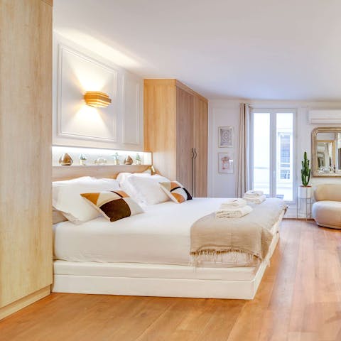 Wake up feeling restored in serene surroundings