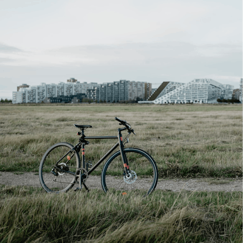 Have a stroll around the beautiful Amager Nature Park, 600 metres away