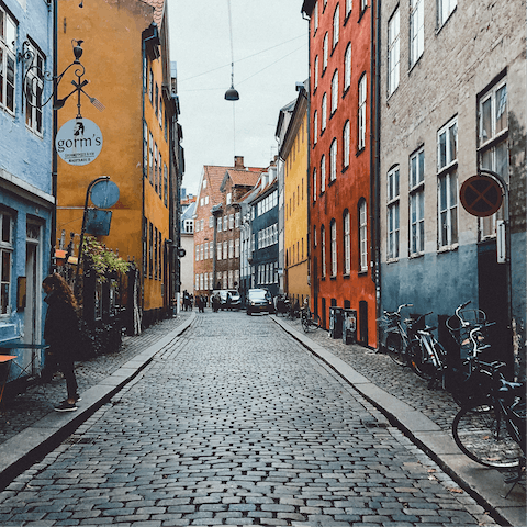 Explore old Copenhagen, just 7 kilometres from this home