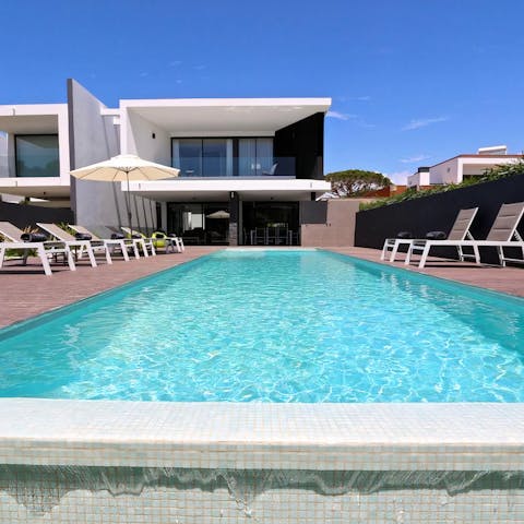 Escape the southern Portuguese sun with a dip in the infinity pool
