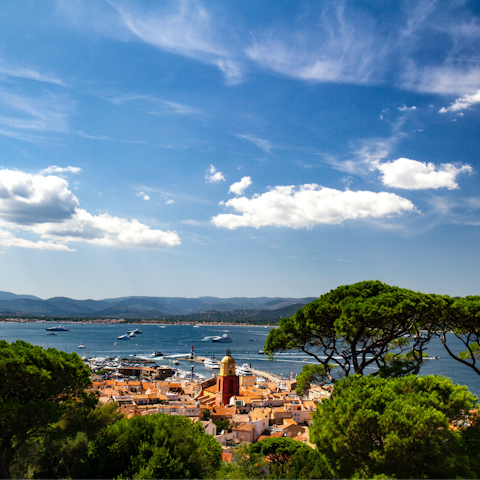 Drive down to the bustling Saint Tropez and enjoy local gastronomy