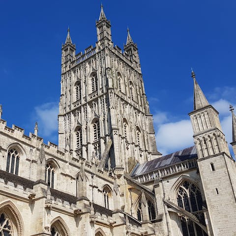 Take the twenty-minute drive to Gloucester and visit the cathedral