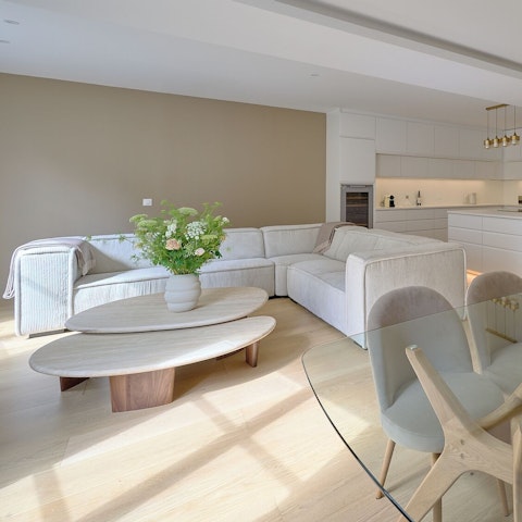 Sprawl out on the sofa and rest up after sightseeing