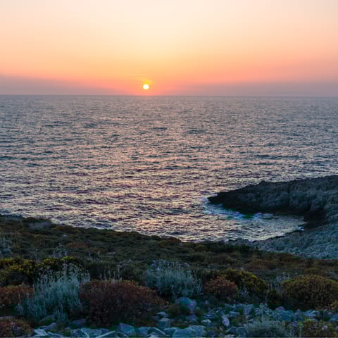 Explore the beautiful beaches of Mani – the nearest is a short drive away