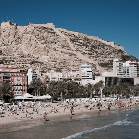 Drive out to Alicante's charming old town and mile-long beaches