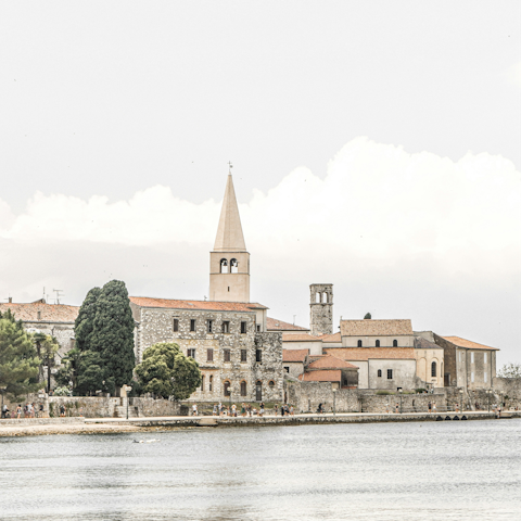 Drive to nearby Poreč for a day of sightseeing