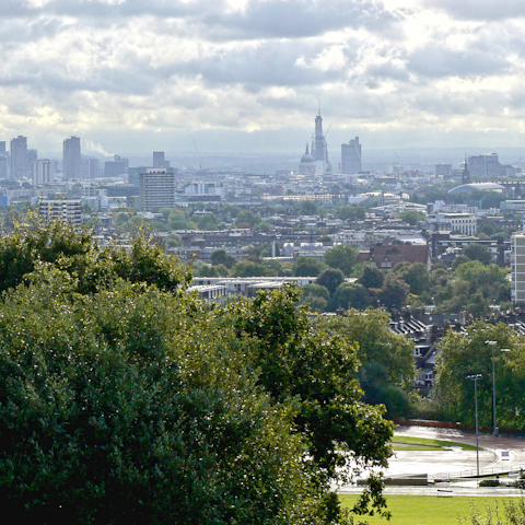 Take in sweeping views over London from Parliament Hill, ten-minutes from your door