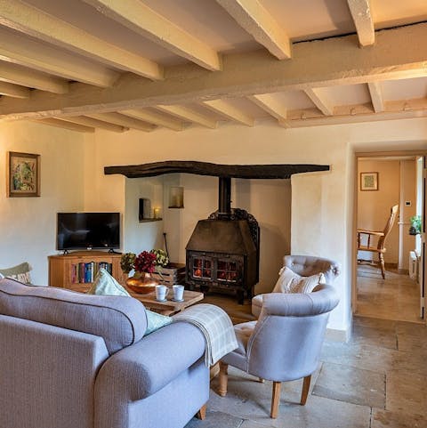 Cosy up by the fireplace and break out the chess