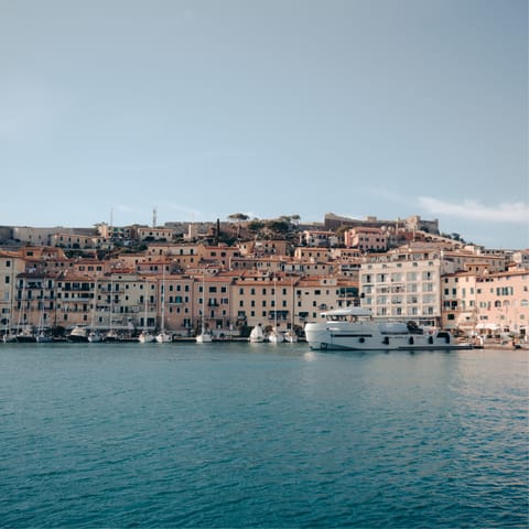 Head into the heart of Portoferraio, a six-minute drive away