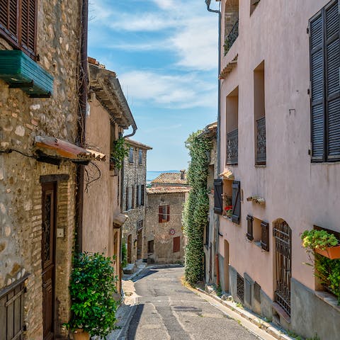 Soak in the atmospheric beauty as you wind your way along narrow streets