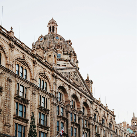 Spend an afternoon shopping at Harrods
