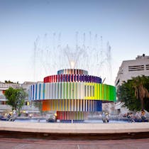 People-watch at the newly renovated Dizengoff Square