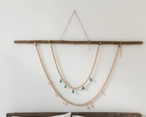 This elegant macrame