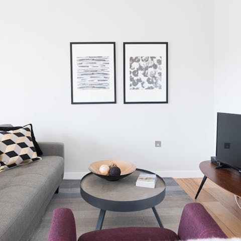 the chic living room, perfect for socialising