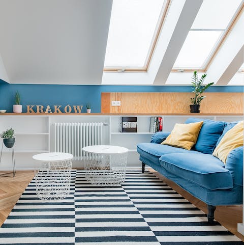 Get reading in the light of the impressive skylights