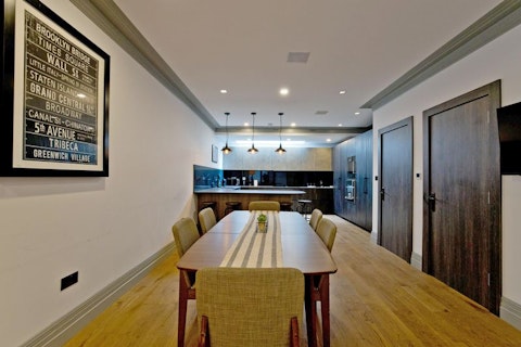 Gather around the dining table for a sociable meal