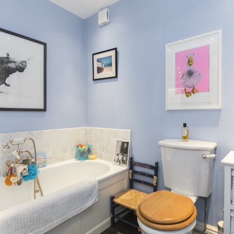 colourful & cleanly bathrooms