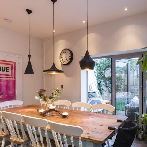 gorgeous dining area