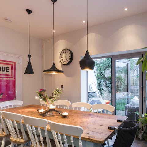 gorgeous dining area