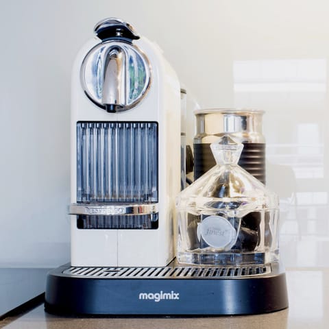 Enjoy a Nespresso coffee