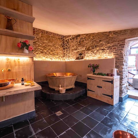 Book in an afternoon of pampering at the on-site spa