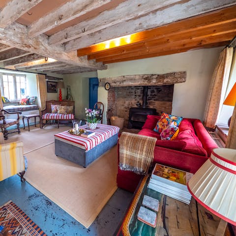 Enjoy candle-lit evenings playing board games or crash out with a Netflix movie