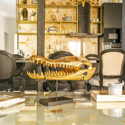 An unfortunate crocodile