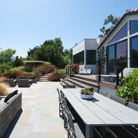An enormous terrace