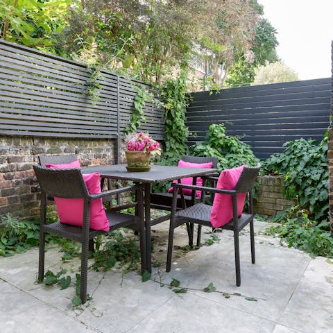 A private walled garden