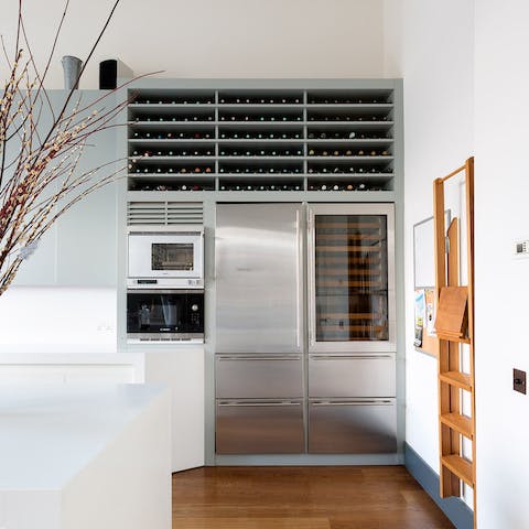 Cook up some local delicacies in the state of the art kitchen