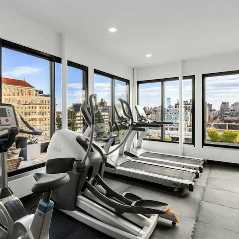 Uplift your stay with a workout in the shared gym