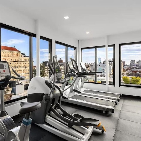 Uplift your stay with a workout in the shared gym