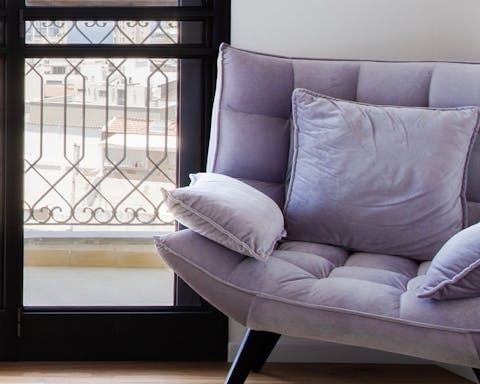 The eye-catching pastel colour scheme