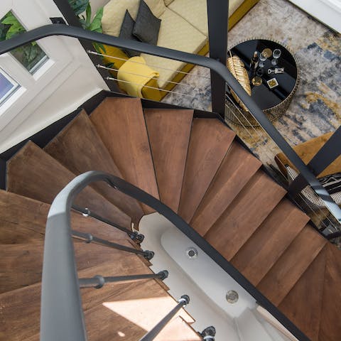 Admire this home's architectural details