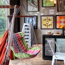 Stop for some Hammock Time at Arepa & Co