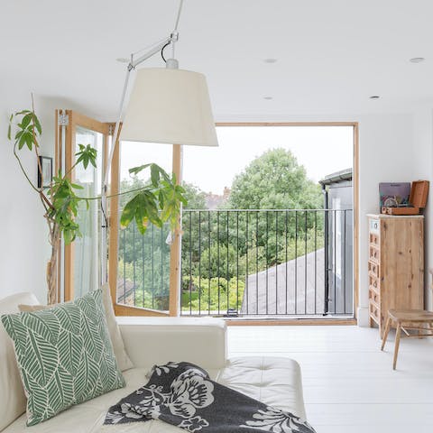 Flooded with natural light