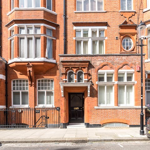 picturesque redbrick regency building