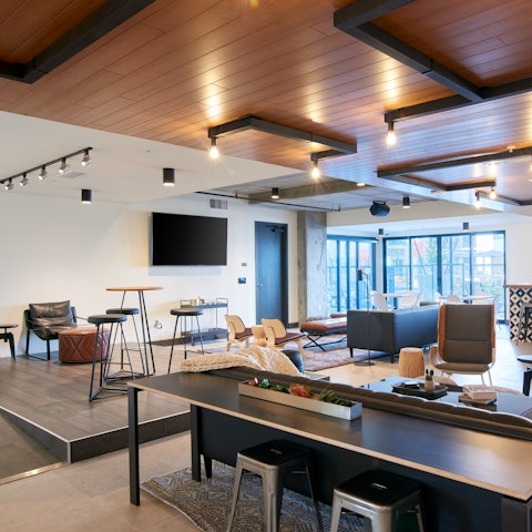 Relax and make new friends in the guest lounge