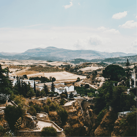 Go for hikes among the Andalusian mountains