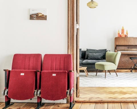 These gorgeous Cinema chairs