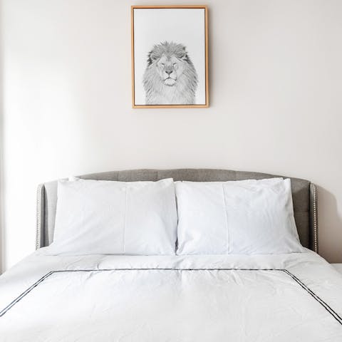 Sleep soundly in luxury linens