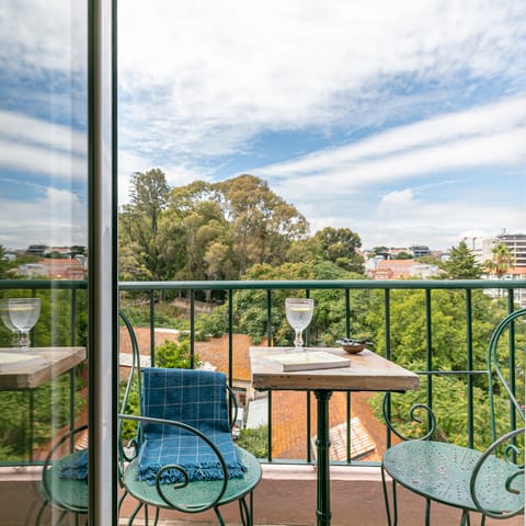 Enjoy a glass of red out on the balcony and drink in the breathtaking view