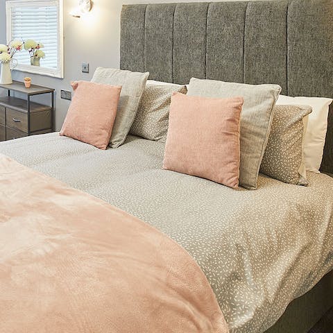 Get a good night's rest courtesy of the plush beds