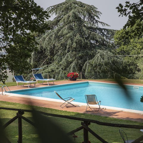 Dive straight into the refreshing waters of the swimming pool