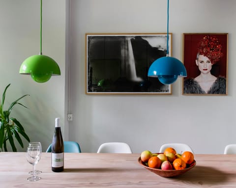 The colourful Flowerpot lamps