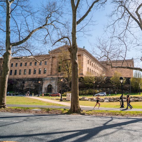 Explore America's most historic square mile – Old City is a nine-minute walk away